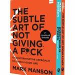 book cover, Subtle Art of Not Giving a F*ck